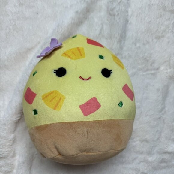 Squishmallow Saku The Hawaiian Pizza Stuffed Plush 7.5” No Tag - Picture 1 of 3